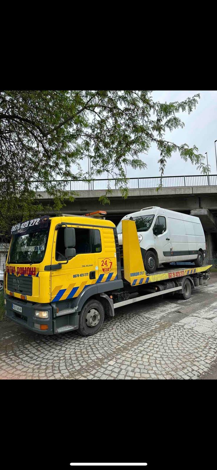 Van towing
